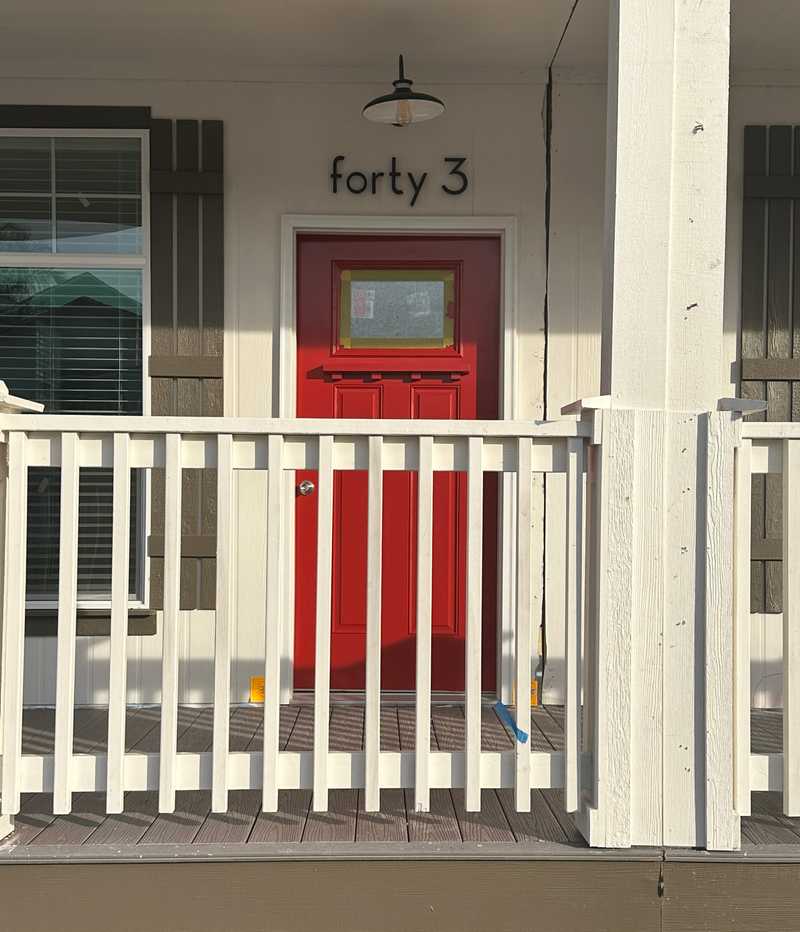 Space 43 front door